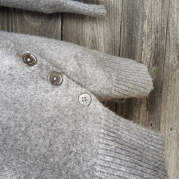 MICHAEL Michael Kors Grey Turtleneck Sweater Size XL - Picture 5 of 9